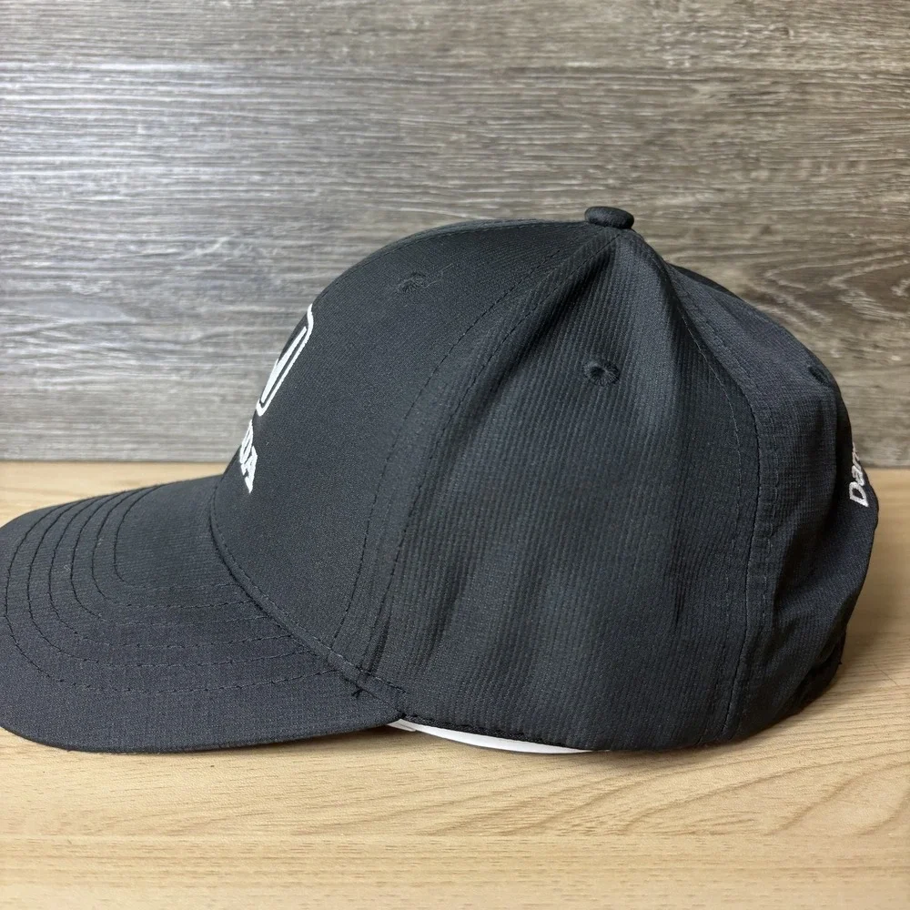 Honda Hat Cap Strap Back Black Embroidered Dealer Promo Mens Darrell Waltrip
